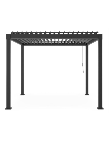GAZEBO E OMBRELLONI: vendita online PERGOLA 0795804 GARDA 3X3 H2,4MT ANTRACITE (base non inclusa) in offerta