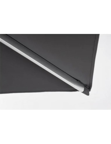 OMBRELLONI: vendita online OMBRELLONE ARIES 4X4 ALLUMINIO GRIGIO SCURO (base non inclusa) in offerta