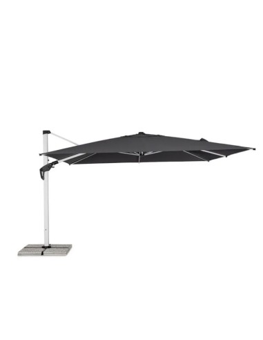 OMBRELLONI: vendita online OMBRELLONE ARIES 4X4 ALLUMINIO GRIGIO SCURO (base non inclusa) in offerta