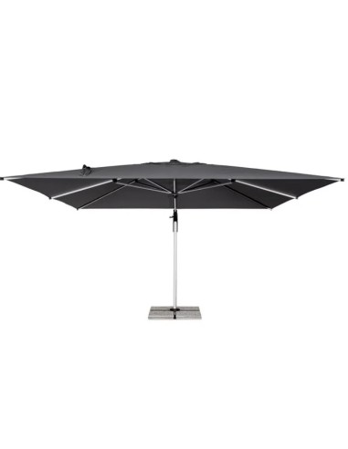OMBRELLONI: vendita online OMBRELLONE ARIES 4X4 ALLUMINIO GRIGIO SCURO (base non inclusa) in offerta