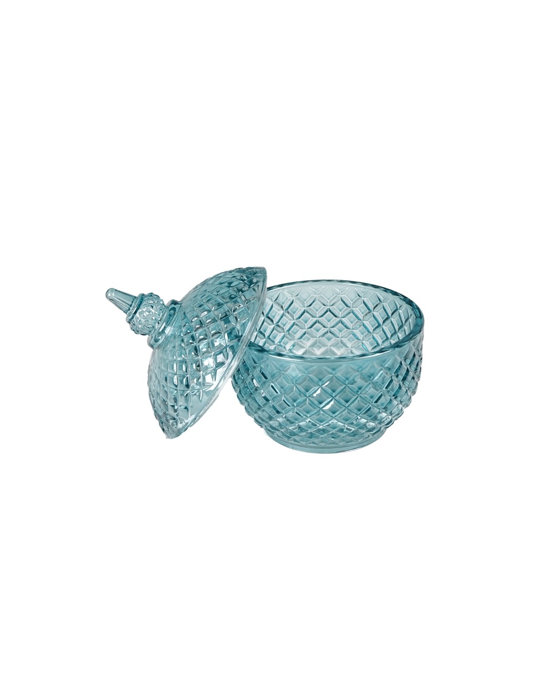 CONTENITORE 137458 VETRO VERDE 10X12CM su Shop in Casa