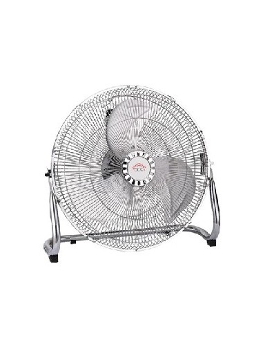 VENTILATORI: vendita online Ventilatore Box Fan, 45 cm, Cromato, 3 Velocità, Inclinazione Regolabile, Griglia in Metallo, 130...