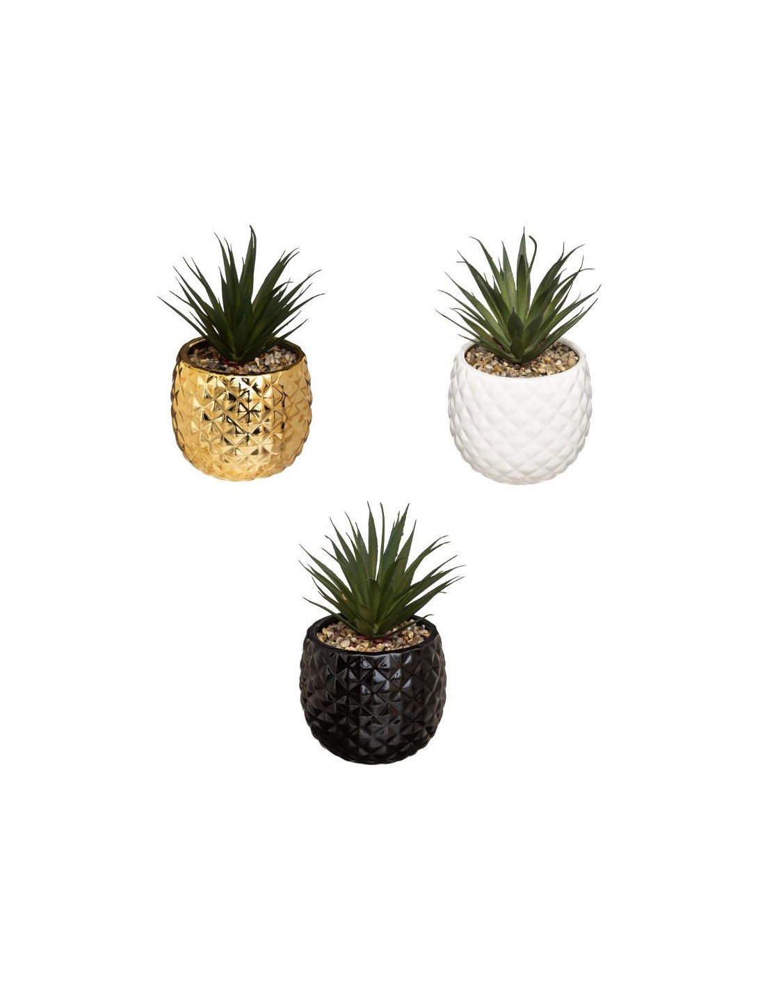 PIANTA ANANAS ARTIFICIALE 22CM