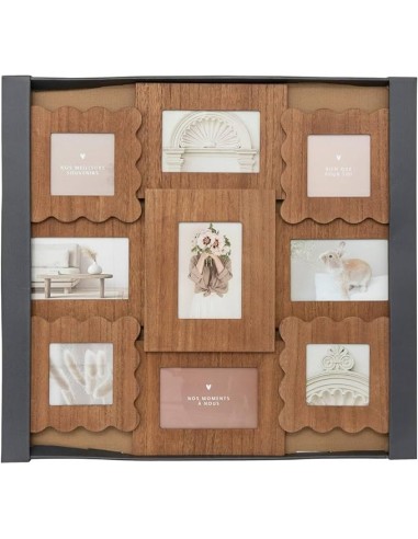 CORNICE PORTAFOTO 200253 BRIANA 9P 55X59CM MDF su Shop in Casa