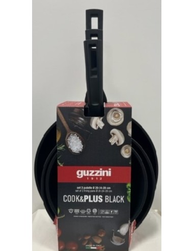 PENTOLE INDUZIONE: vendita online SET 3 PADELLA 20/24/28 CM COOK PLUS 28824510 in offerta