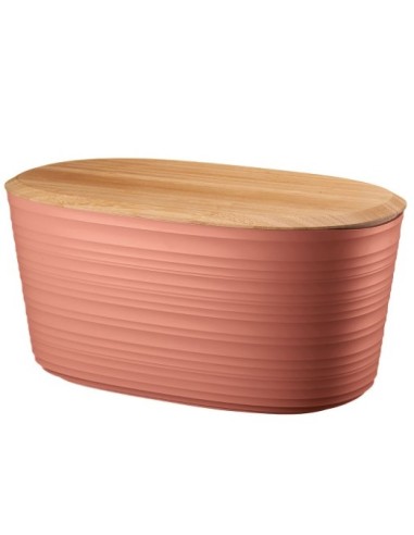 CASSETTA PANE C/COPERCHIO TERRACOTTA TAGLIERE IN BAMBOO TIERRA