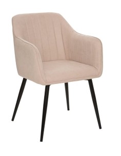 POLTRONE E DIVANI: vendita online Poltrona da pranzo Visoca, beige, acciaio, dimensioni 61,5x57x83 cm in offerta