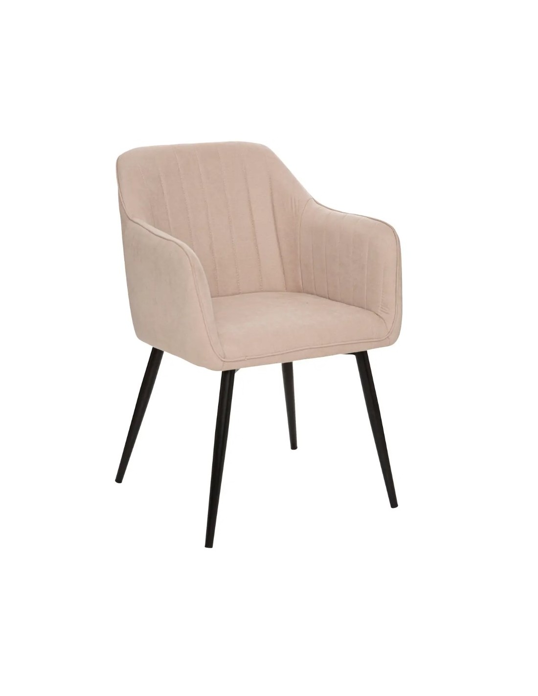 POLTRONE E DIVANI: vendita online Poltrona da pranzo Visoca, beige, acciaio, dimensioni 61,5x57x83 cm in offerta