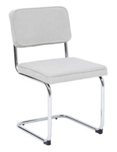 SEDIA 202205B SERSI VELLUTO GRIGIO su Shop in Casa