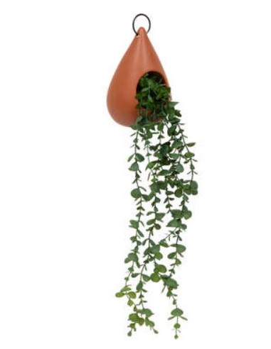 PIANTA PENSILE 185453A VASO CERAMICA H60CM su Shop in Casa