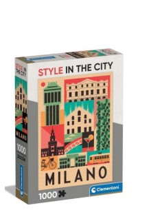 PUZZLE 39842 1000PZ MILANO STYLE IN THE CITY su Shop in Casa