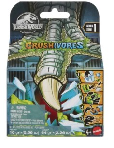 GIOCATTOLO PUBBLICIZZATO: vendita online JURASSIC WORLD HVB29 CRUSHIVORES ASSORTITI in offerta