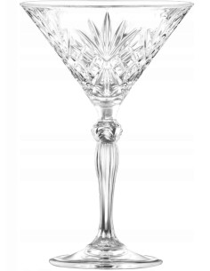 CALICI VINO E SPUMANTE: vendita online Set 6 Calici Martini RCR Melodia in Cristallo Luxion – 210 ml, Made in Italy in offerta