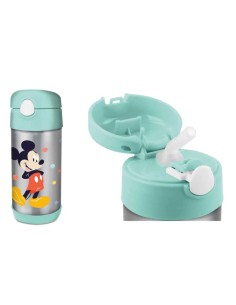 MICKEY ST13030 BORRACCIA ACCIAIO 530ML CON CANNUCCIA su Shop in Casa