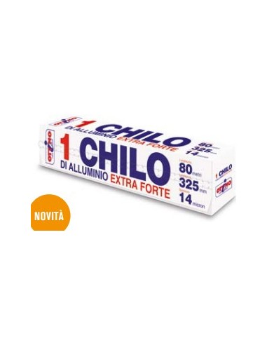 ROTOLO ALLUMINIO 1 CHILO 80MT 5017/300