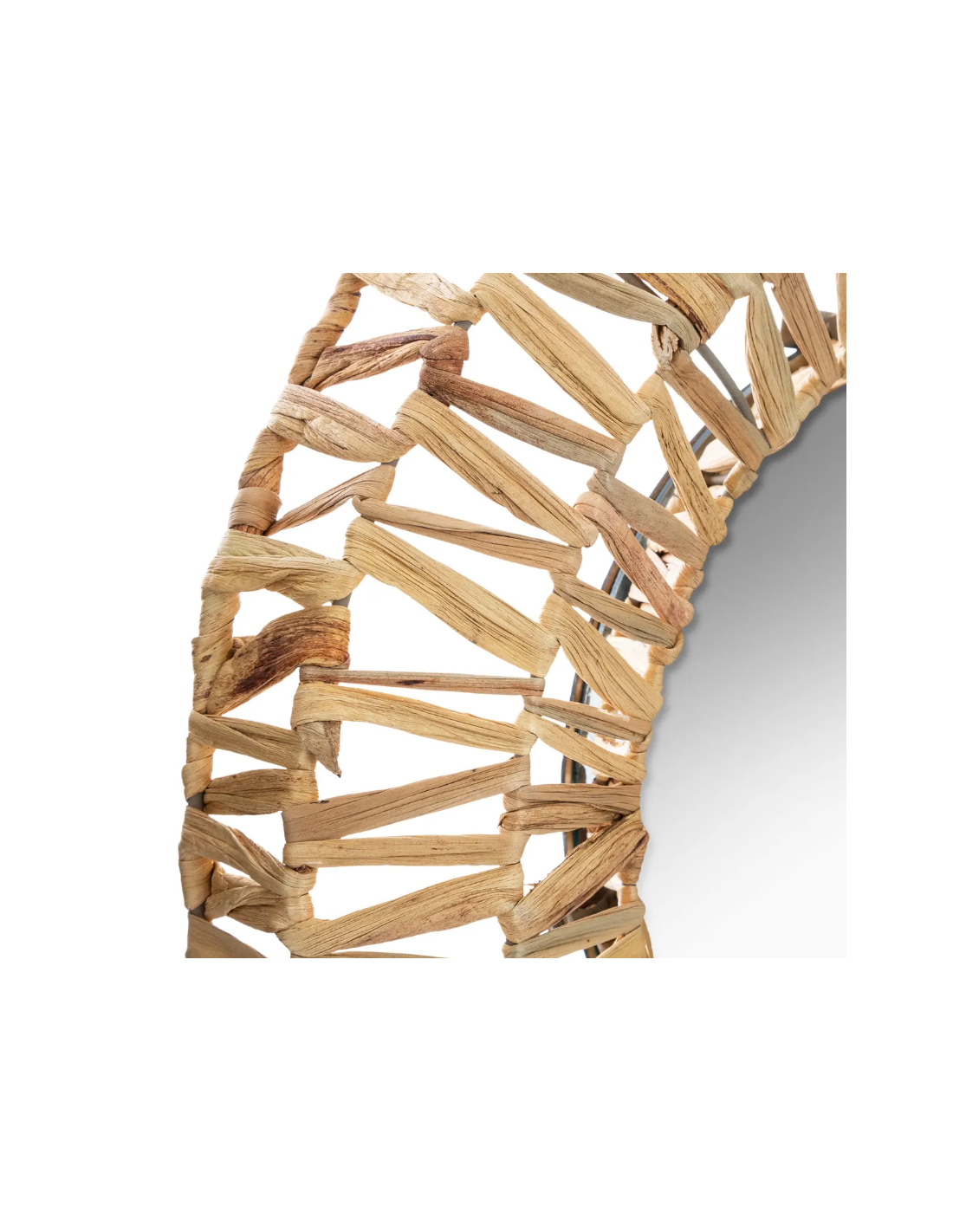 SPECCHIO 166979 BEATRIZ D45CM SEAGRASS su Shop in Casa