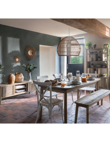 LIBRERIA 166633 BANILA 95X35X180CM ACACIA su Shop in Casa