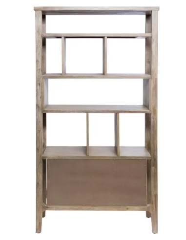 LIBRERIA 166633 BANILA 95X35X180CM ACACIA su Shop in Casa