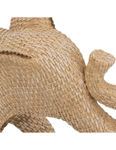 FIGURA ELEFANTE 195098 RESINA 51X23X30CM BEIGE su Shop in Casa