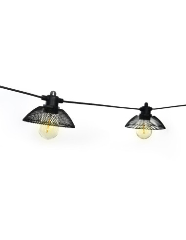 CATENA 10 LAMP 09725 CAVO NERO LUCE NATURALE