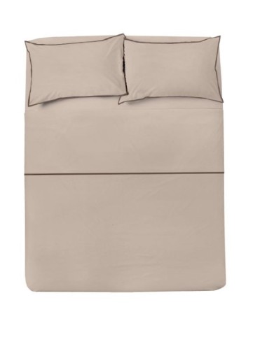 COMPLETO LETTO SINGOLO 3PZ FINITURA CON BORDO COTONE su Shop in Casa
