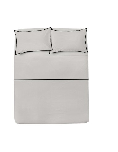COMPLETO LETTO MATRIMONIALE 3PZ FINITURA CON BORDO COTONE su Shop i...