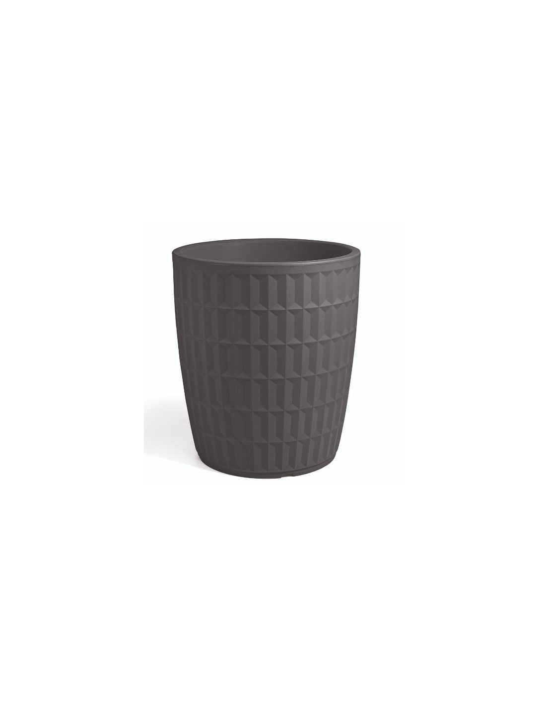 VASI E SOTTO VASI: vendita online TYLE VASO ROTONDO 60CM ANTRACITE in offerta