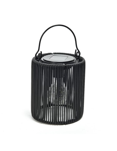 LAMPADA SOLARE 08124 NERO 14X16CM METALLO/PLASTICA su Shop in Casa