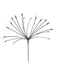 SET 24 LUCCIOLE 14767 BIANCO FREDDO H72CM DA ESTERNO su Shop in Casa