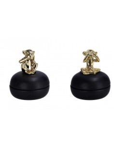 OGGETTISTICA: vendita online SCATOLA 86937 CON SCIMMIA RESINA ASSORTITO 12X12X13CM in offerta