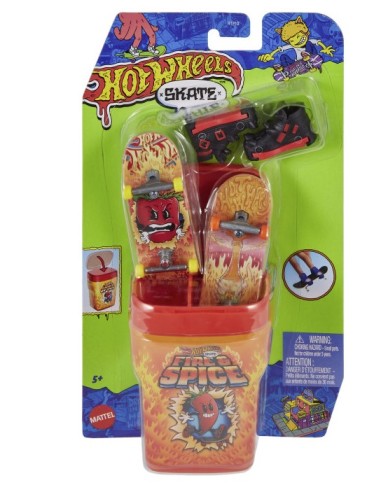 HOTWHEELS HTP10 SET 2 SKATE CON SCATOLA ASSORTITO