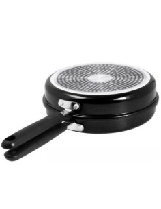 Aeternum Padella Doppia Girafrittata 24 cm Black Pearl – Antiaderente, Induzione