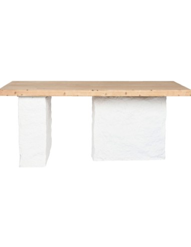 TAVOLO MB212193 ABETE/RESINA 180X90X77CM su Shop in Casa