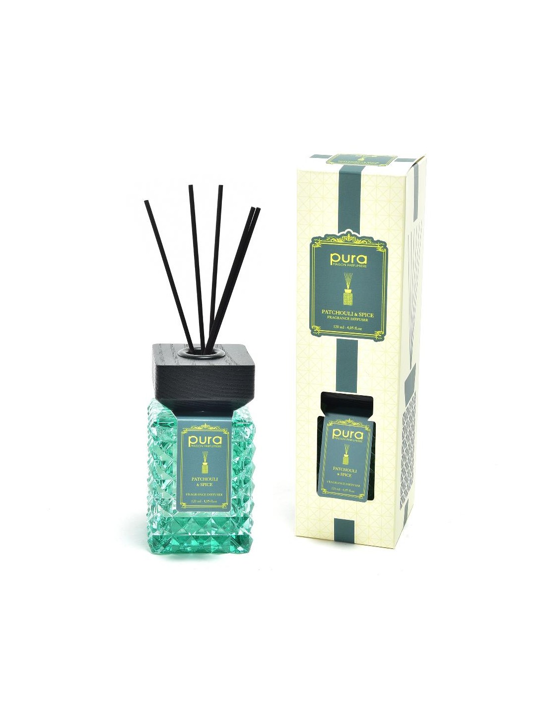 DIFFUSORE 02702 PATCHOULI 120ML CON BACCHETTE su Shop in Casa