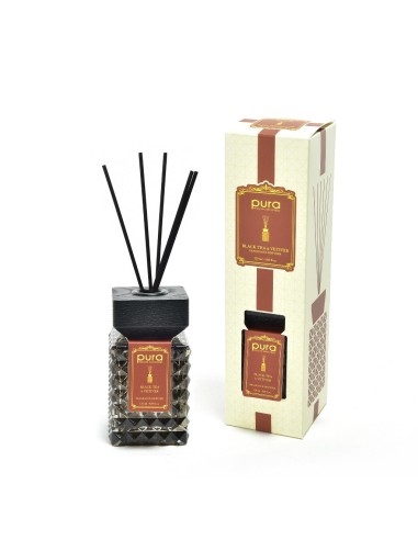 DIFFUSORE 02672 BLACK TEA 120ML CON BACCHETTE su Shop in Casa