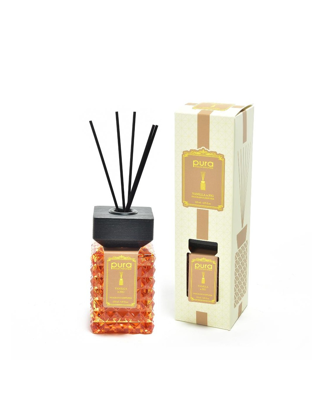 DIFFUSORE 02726 VANILLA FIG 120ML CON BACCHETTE su Shop in Casa