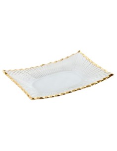 CENTROTAVOLA BD212887 CRISTALLO 27X17CM su Shop in Casa