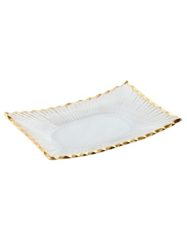 CENTROTAVOLA BD212887 CRISTALLO 27X17CM su Shop in Casa