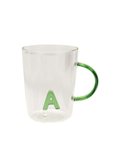 U10043122U00 ALLALETTERA TAZZA BOROSILICATO A su Shop in Casa