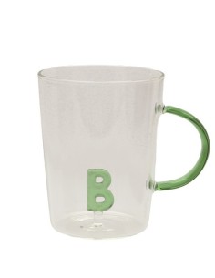 U10044122U00 ALLALETTERA TAZZA BOROSILICATO B su Shop in Casa