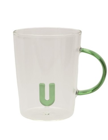 U10063122U00 ALLALETTERA TAZZA BOROSILICATO U su Shop in Casa