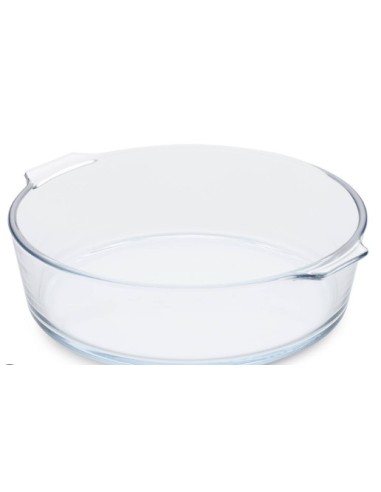 TEGLIA ROTONDA 21CM 2MANICI BOROSILICATO su Shop in Casa