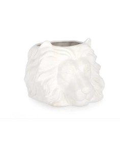 VASO 0143153 JAIDEN LEONE BIANCO 14,5CM su Shop in Casa