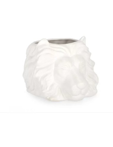 VASO 0143153 JAIDEN LEONE BIANCO 14,5CM su Shop in Casa