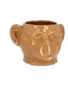 VASI D'ARREDO: vendita online VASO 0143164 JAIDEN SCIMMIA MARRONE 16,5CM in offerta