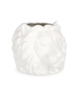 VASO 0143159 JAIDEN LEONE BIANCO 20,5CM su Shop in Casa