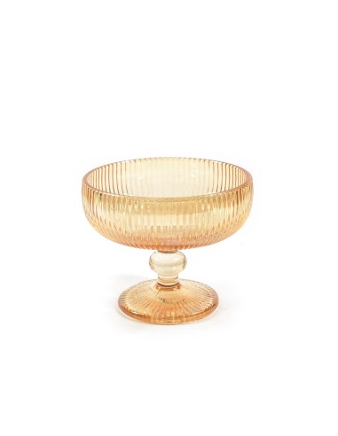 COPPA 08394 RIGHE AMBRA 290ML 12X10CM su Shop in Casa