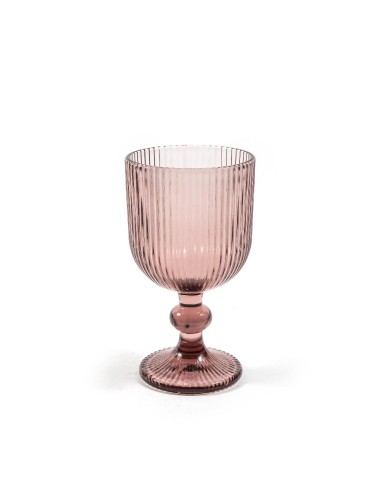 CALICE 08202 VETRO ROSA 230ML 8X14,5CM su Shop in Casa