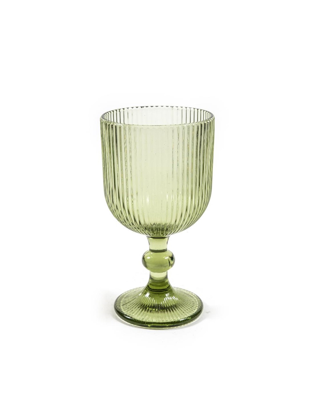 CALICE 08257 VETRO VERDE CHIARO 350ML 9X16,5CM su Shop in Casa