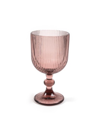 CALICE 08264 VETRO ROSA 350ML 9X16,5CM su Shop in Casa